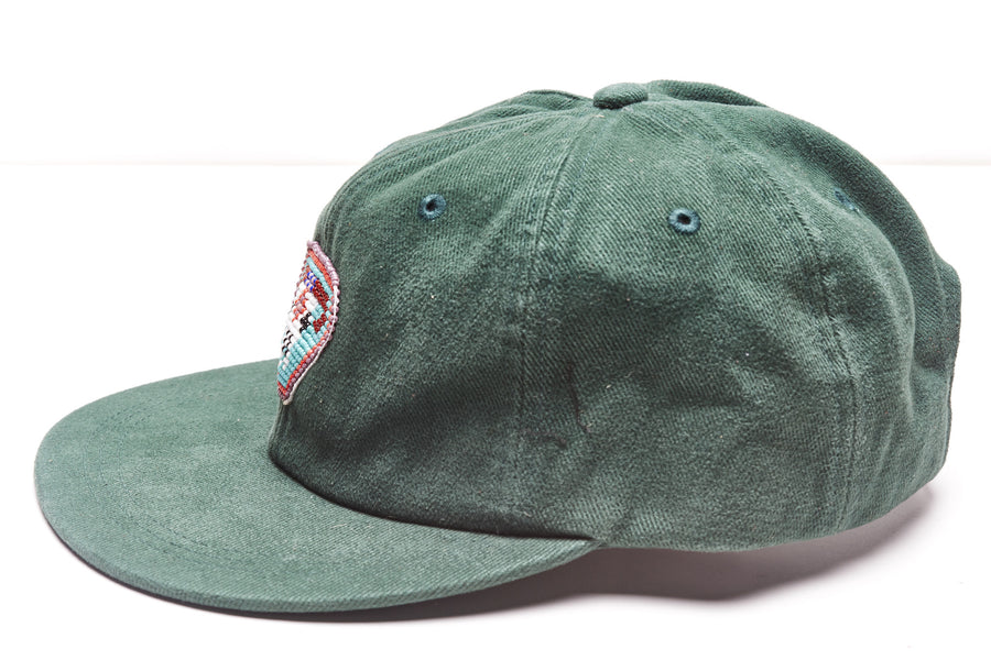 Green Cool Rancher hat with steer emblem